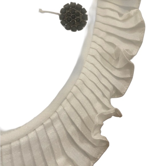 Adrianna Papell Designer White Jacket Vintage 1980s sz 8 worn 1 time EUC - Picture 8 of 8